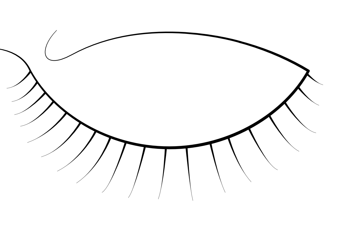 Wimpern und Augenbrauen Icon